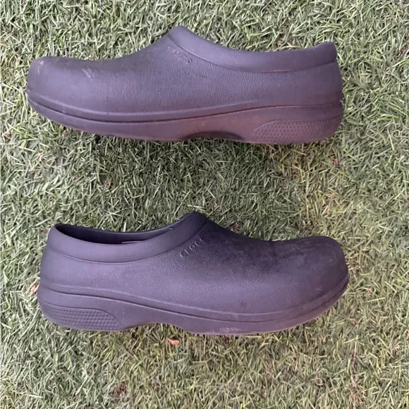 Crocs Black On The Clock LiteRide™ Work Slip-On Sz(7M -9W) - Picture 2 of 7